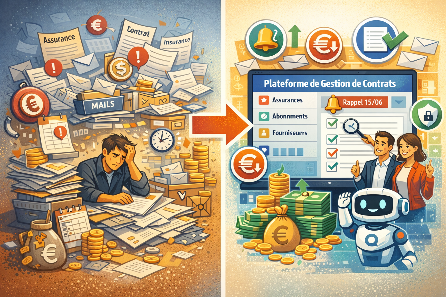 Gagner du temps et de l'argent en gérant mieux vos contrats d'assurance